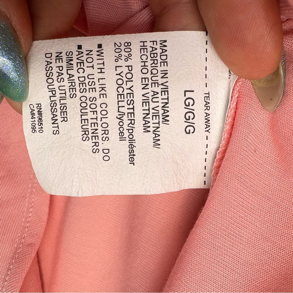 Under Armour HeatGear UA Breathe Loose Long Sleeve Top Powder Pink L - Picture 9 of 9